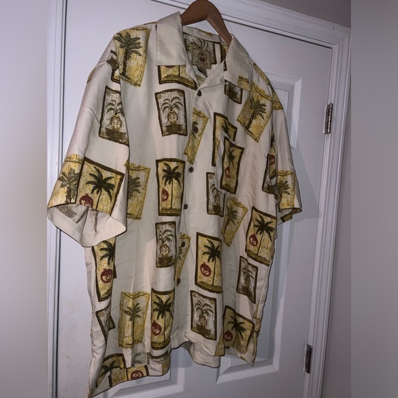 Joe Marlin rayon/polyester short sleeve button up size 3XL - Picture 4 of 8